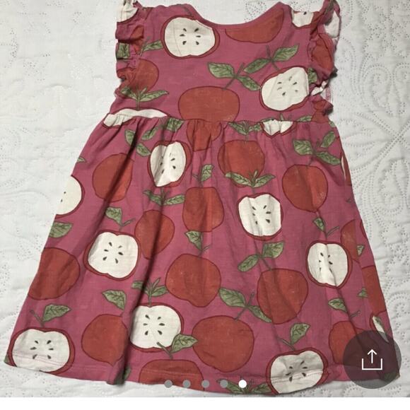 Next Apple Print Dress Size 18m - Picture 5 of 5
